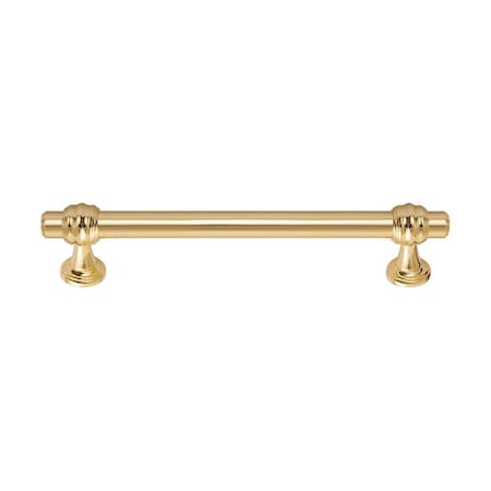 Camp Usa 5 in. Cabinet Pull, Polished Gold CA3250287